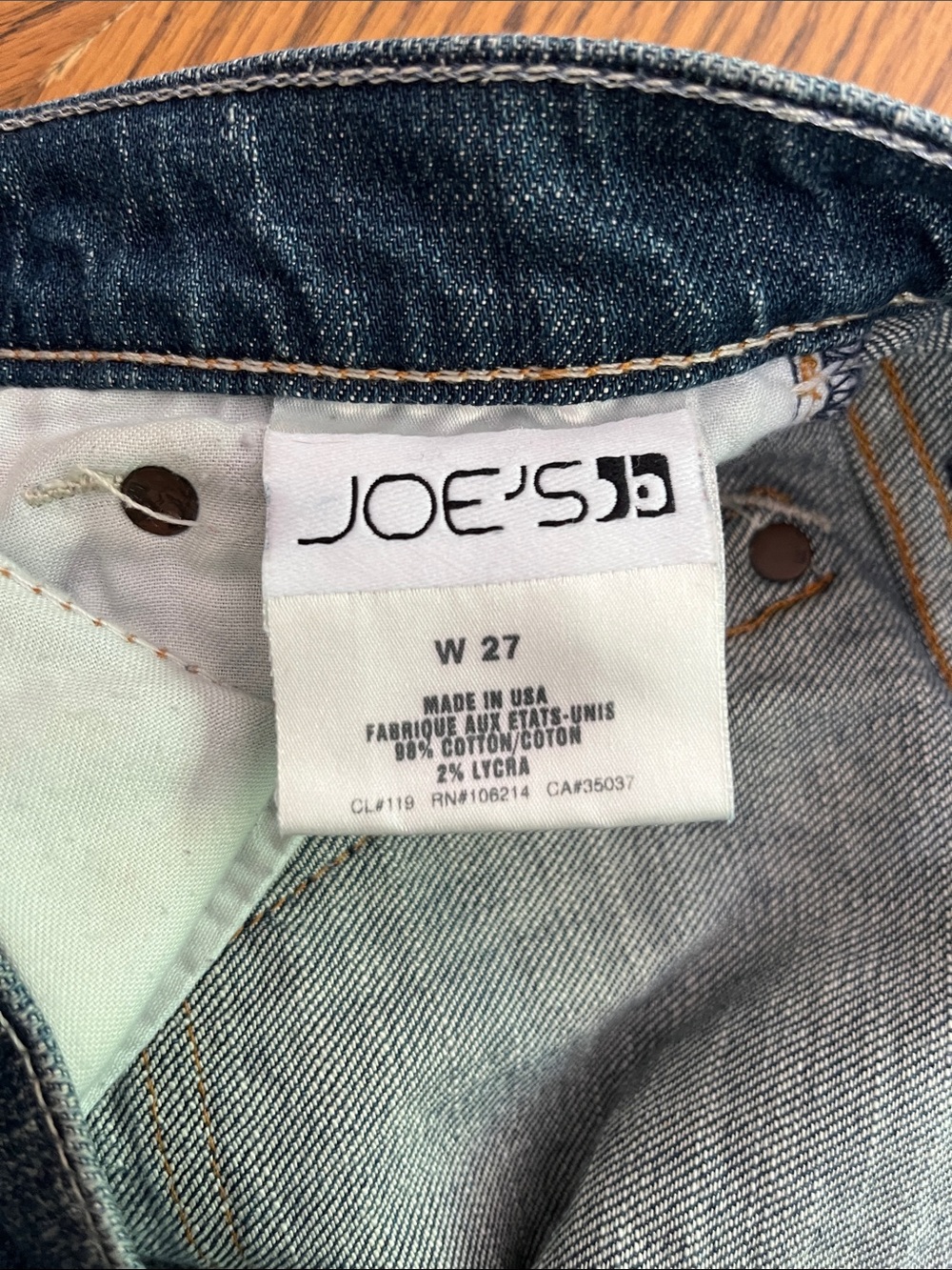 Joe's Jeans Dark Blue Flare Jeans 27 - Picture 7 of 8